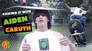 42mm Wheels, Crusty Parks, and 80s Shapes | Kicking It With: Aiden Caruth | OJ Wheels