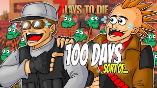 We tried to survive 100 days in 7 days to die