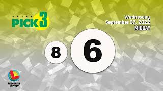 Wisconsin Lottery Midday Draw 09/07/2022