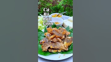 Cá rô phi rán giòn chấm mắm gừng ngon nhức nách #food #xuhuong #amthuc