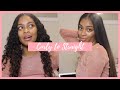 WAIST-LENGTH CURLY TO STRAIGHT ROUTINE | ONE YEAR LATER
