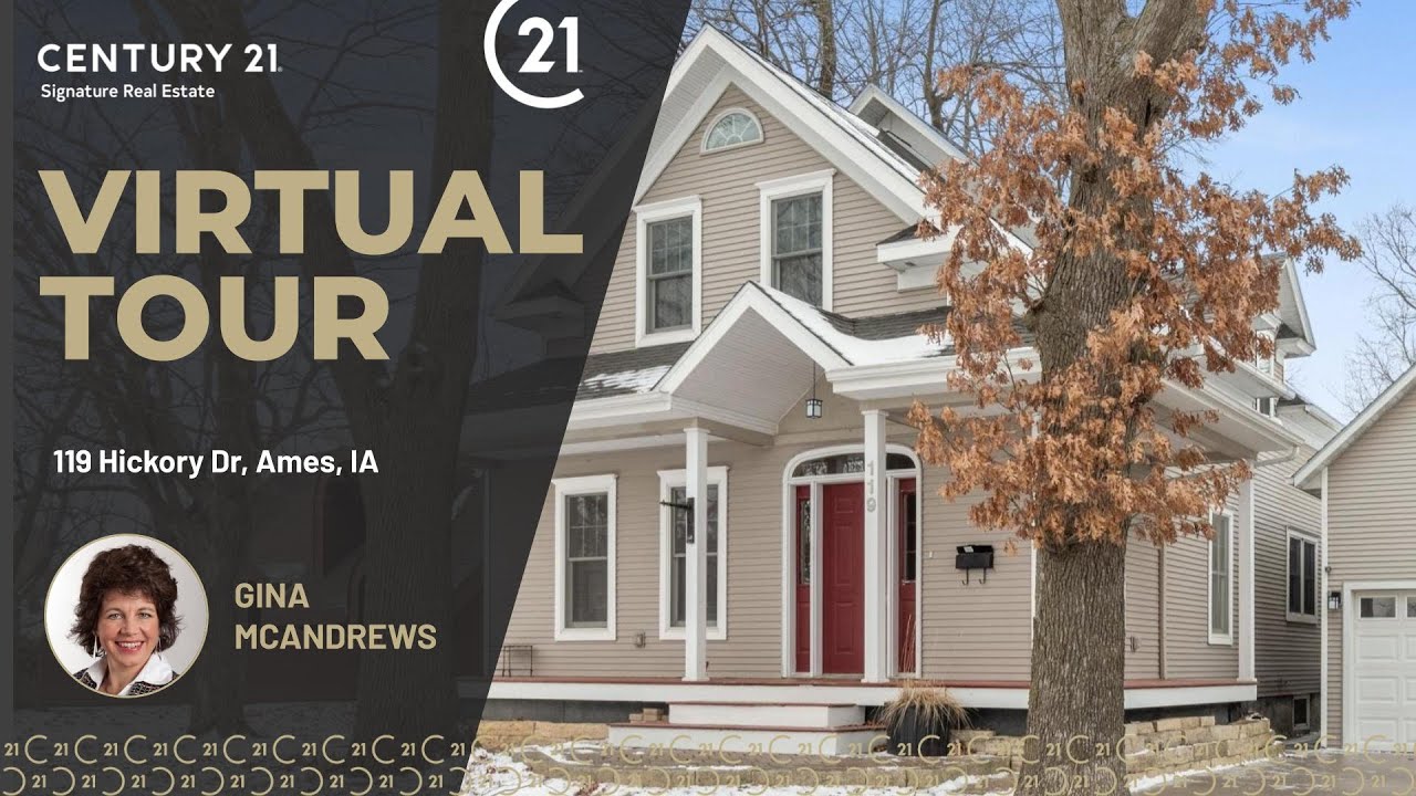 119 Hickory, Ames, IA Virtual Tour by Gina McAndrews YouTube