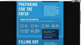 Tips for Completing your Free Application for Federal Student Aid (FAFSA)