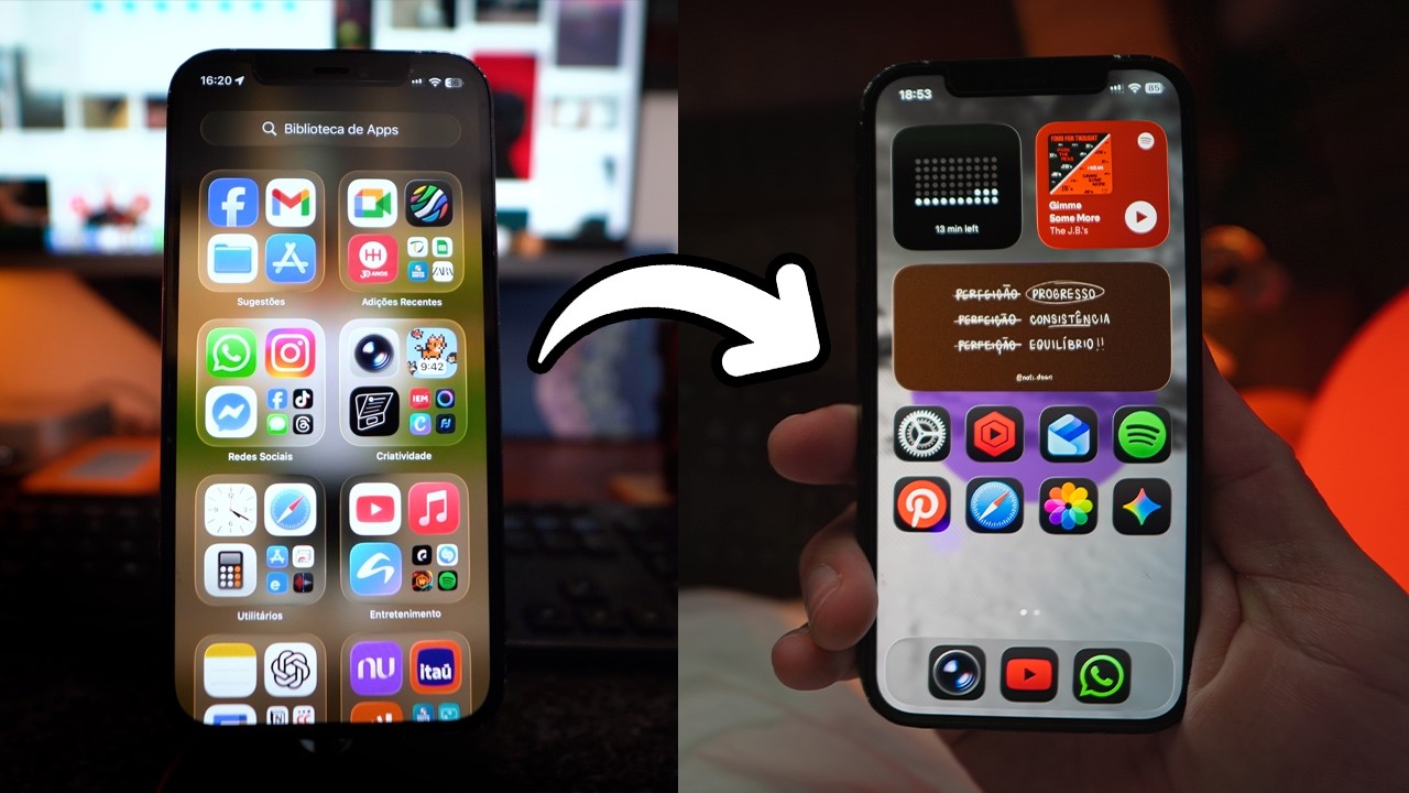 COMO PERSONALIZAR O SEU IPHONE (MUITO MAIS ESTILOSO EM 2026)