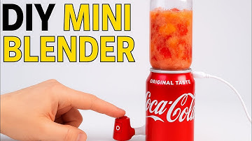 “DIY Coke Can USB Blender – Tiny but Powerful!”