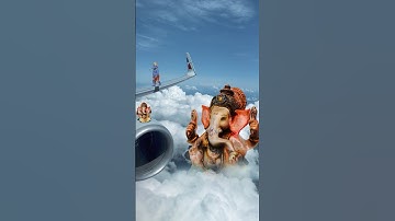 Ganesh Ji On The Way to India 🇮🇳🙏🏼🙇🏻‍♂️ #ganesha #ganeshchaturthi #vfx #cgi #blender3d #shorts