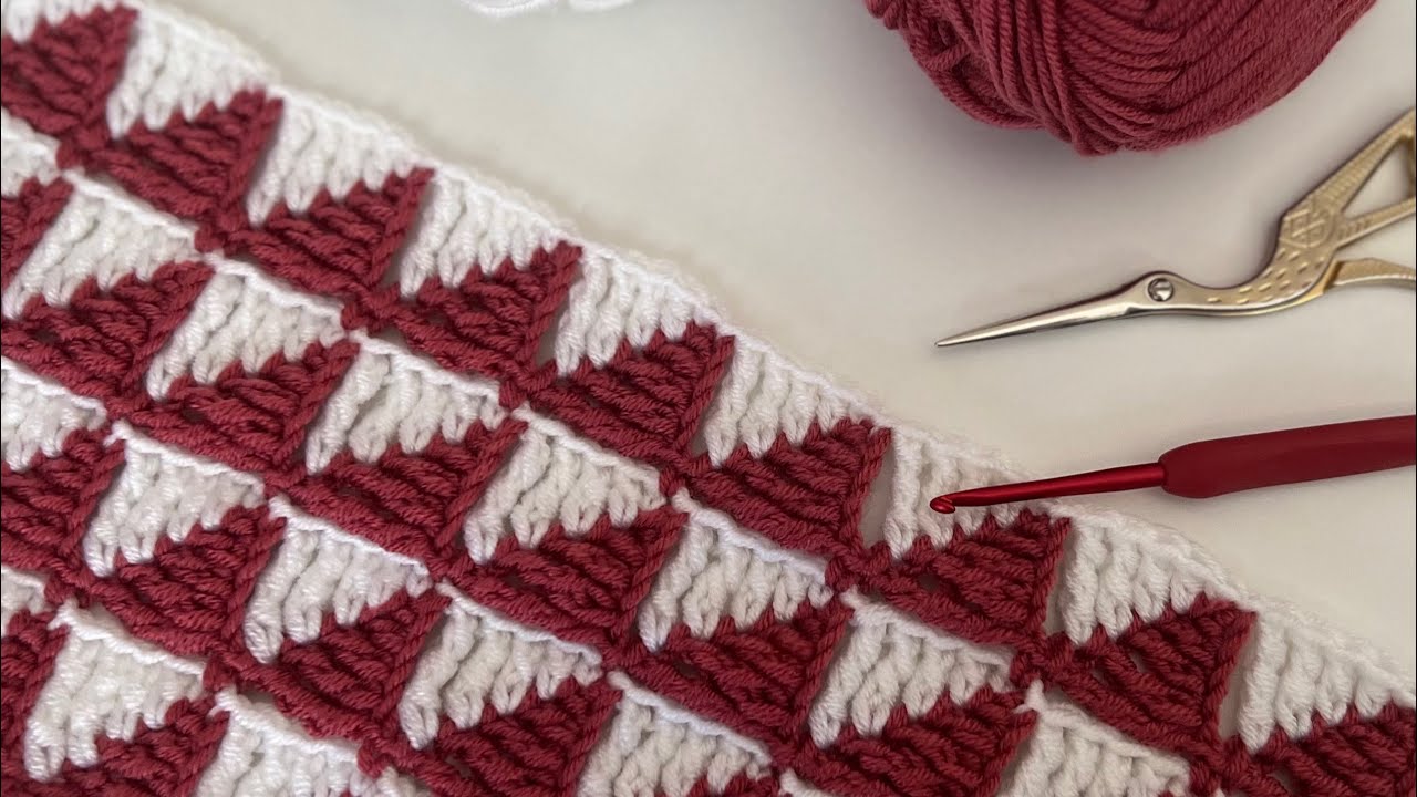 Easy Crochet Baby Blanket, Bag Pattern for Beginners / Kolay Tığ işi
