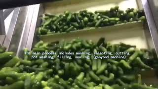 pickles cucumber can production line