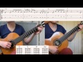 Star Wars Theme (Lesson) John Williams (How to play with guitar tabs and chords)