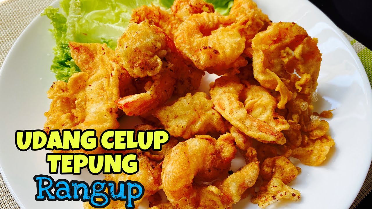 Cara buat udang goreng tepung