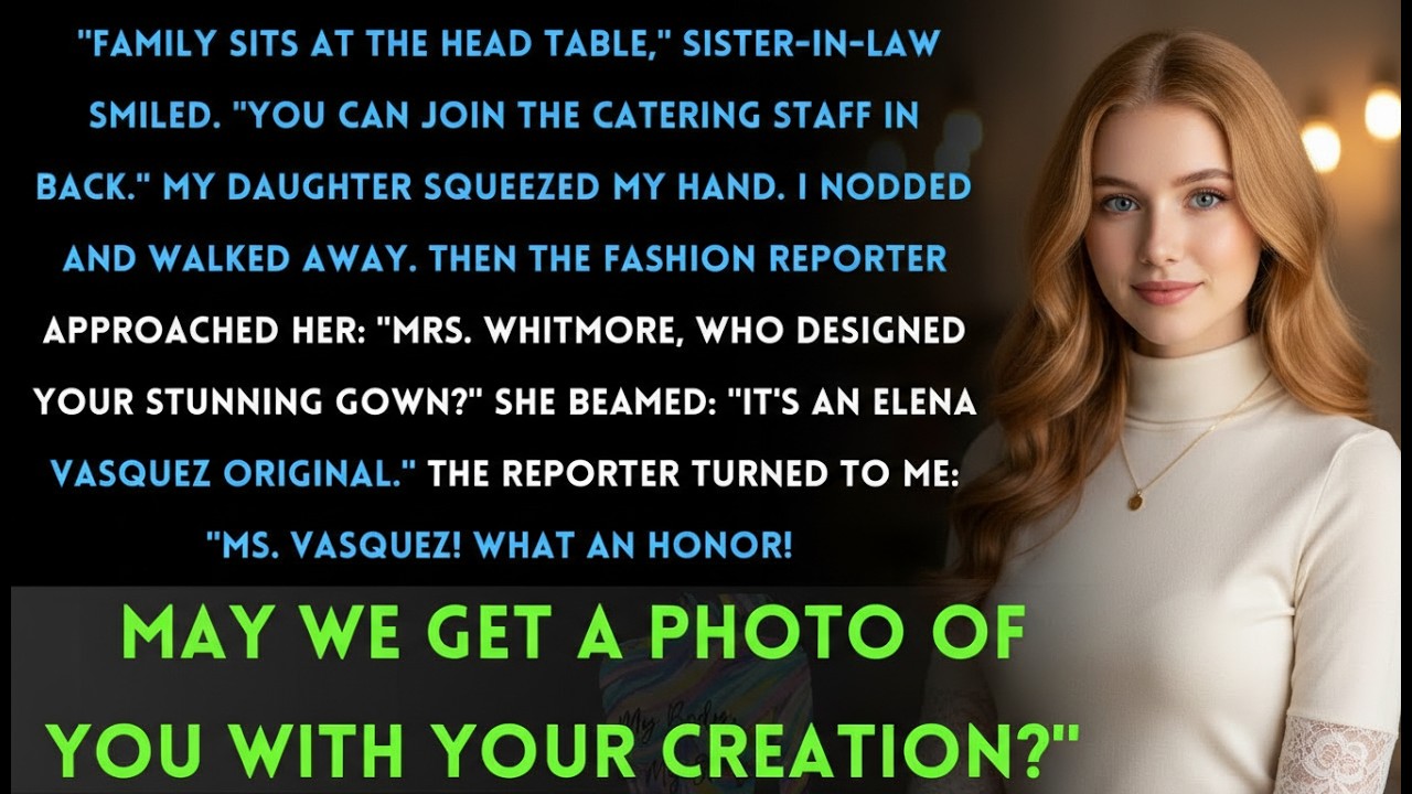 Sister in Law Seated Me ＂With The Help＂ at Her Gala—I Designed The Dress She Was Wearing