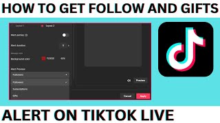 How To Get Follow And Gifts Alert On Tiktok - Tiktok Studio