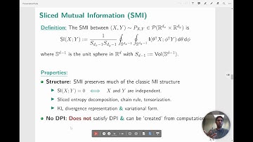Sliced Mutual Information: A Scalable Measure of Statistical Dependence (Ziv Goldfeld, Cornell)