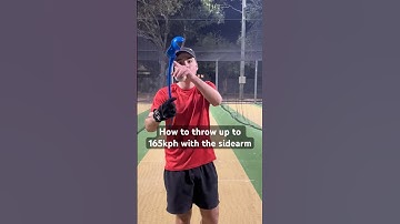 Secret sidearm trick to throw ridiculous speeds! #cricket