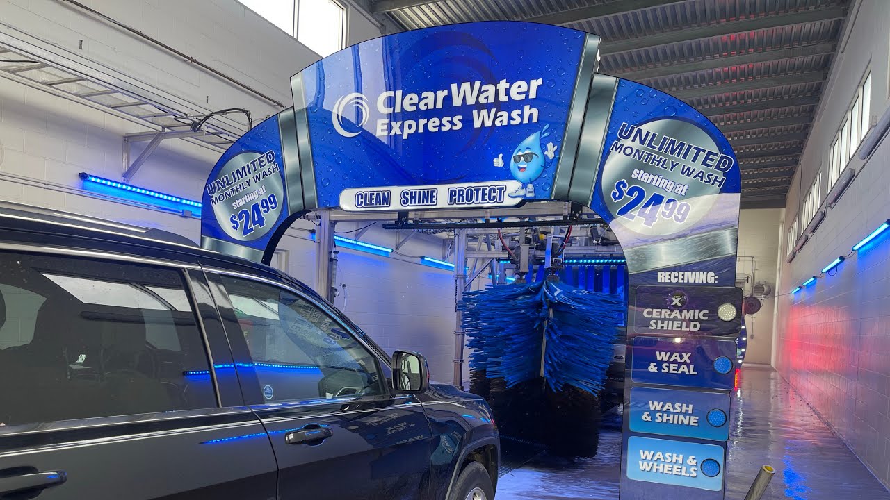 Sonny's Tunnel (4K) Clearwater Express Car Wash Cleburne, TX YouTube