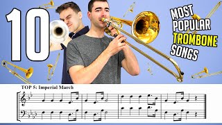 TOP 10 MOST POPULAR TROMBONE SONGS (with Sheet Music / Notes) Resimi