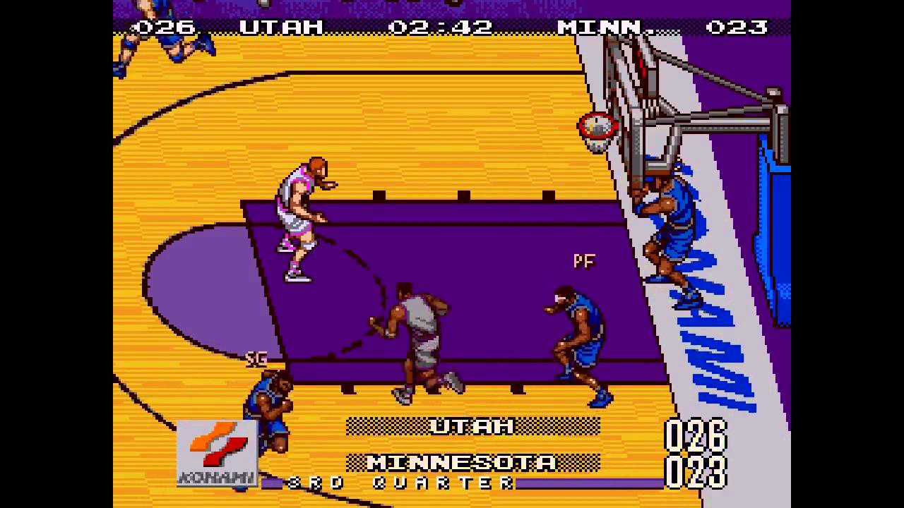 Double Dribble: The Playoff Edition ... (Sega Genesis) Gameplay - YouTube