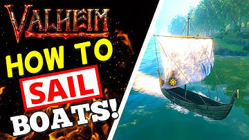 Valheim - How To Sail Boats in The Ocean!