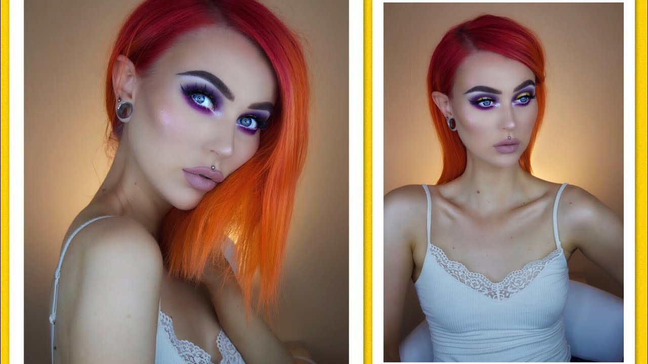 Colorful Halo Eye - Struggling GRWM | Evelina Forsell