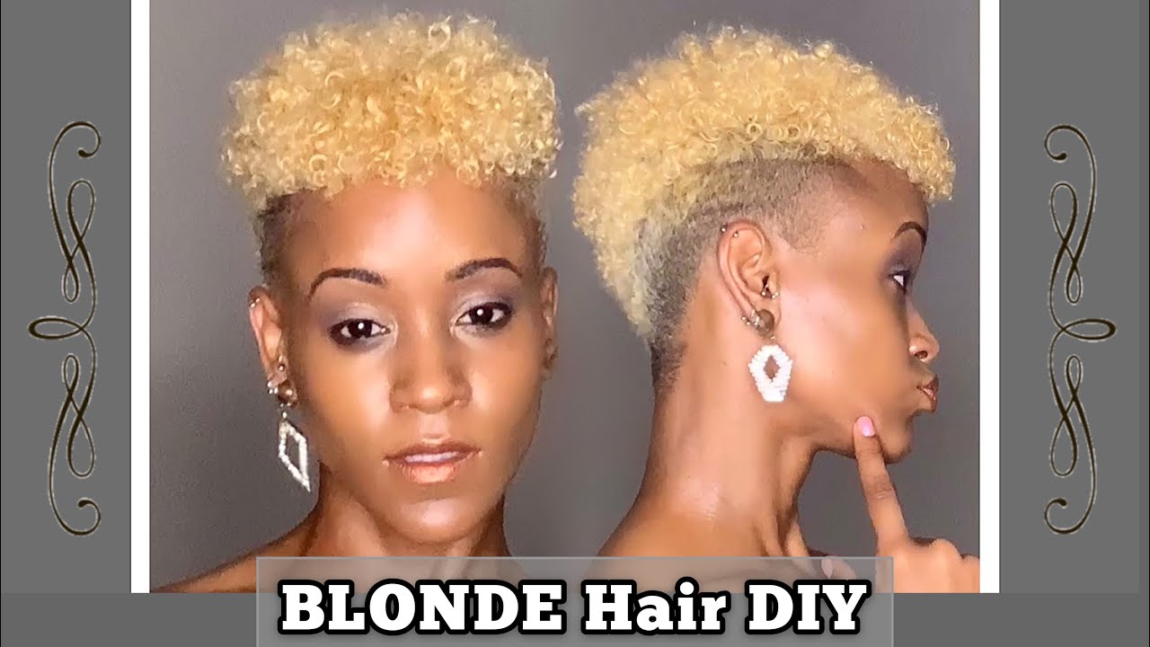 How To Bleach Black Hair Blonde DIY YouTube