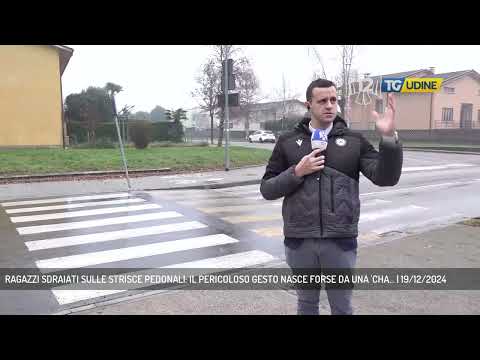 RAGAZZI SDRAIATI SULLE STRISCE PEDONALI: IL PERICOLOSO GESTO NASCE FORSE DA UNA 'CHA... | 19/12/2024