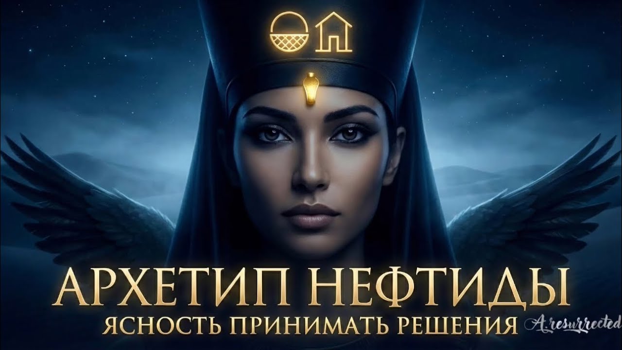 🧘🏻‍♀️ МЕДИТАЦИЯ НЕФТИДЫ | АРХЕТИП НЕФТИДЫ — ВНУТРЕННЯЯ ОБИТЕЛЬ И СИЛА ВЫБОРА 🕊