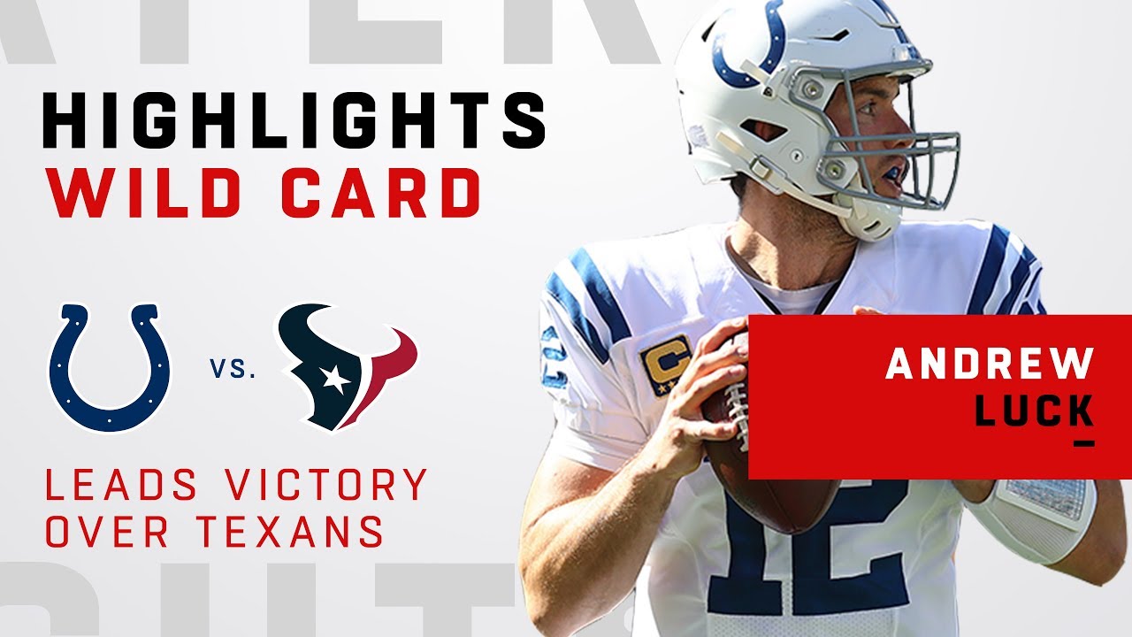 Andrew Luck Torches Texans on Wild Card Weekend