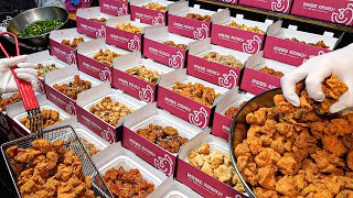 Selling 20 tons per month?! Popular Korean Fried Chicken 'Dakgangjung' / Korean Street Food by 푸드스토리 FoodStory 279,683 views 2 months ago 17 minutes