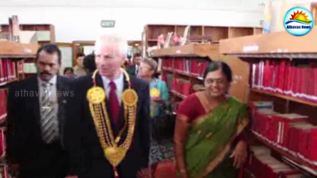 Canadian foreign minister visits Jaffna library