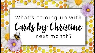 September Class Showcase and Tip Tuesday with Cards by Christine