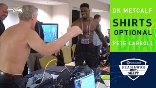 Pete Carroll \& D.K. Metcalf Go Shirtless | Seattle Seahawks