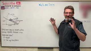Dynamics: Lesson 23 - Work and Energy Example Problem