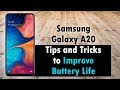 Samsung Galaxy A20 Tips and Tricks to Improve Battery Life