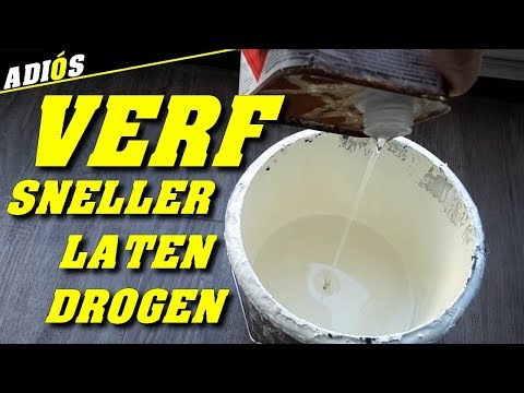 VERF SNELLER LATEN DROGEN/ Zo droogt de verf VEEL SNELLER!  | Schildersbedrijf Edens Apeldoorn