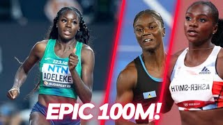 Rhasidat Adekele DESTROYS Julien Alfred & Dina Asher-Smith in Epic 100m || Track and Field 2024