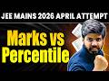 Marks Vs Percentile JEE Mains 2026 😱| JEE Mains Result 2026 | MOST SHOCKING Analysis | eSaral