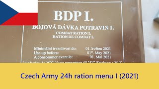 Czech army 24h ration BDP I (2021)