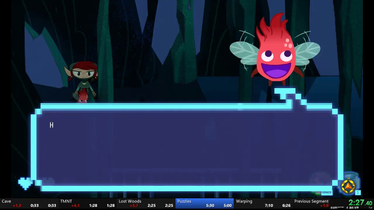 Hack'n'Slash any% speedrun 