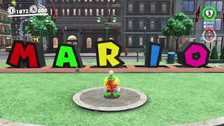 Mario Odyssey Power Moon 30 in Metro Kingdom - Jump Rope Genius EASY GLITCH