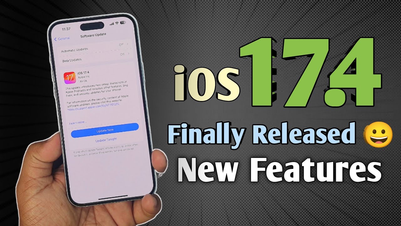 Finally iOS 17.4 released | iOS 17.4 official update new features - YouTube