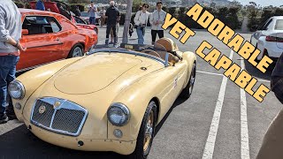 Supercharged Cutie! MGA speedster at South OC Cars + Coffee