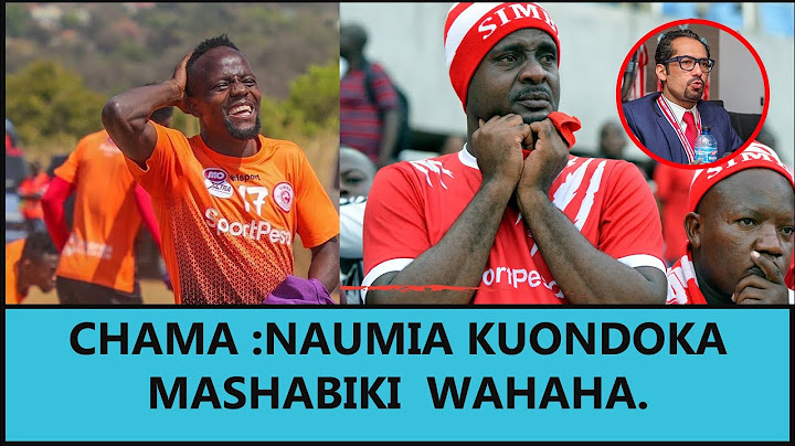 CHAMA :Naumia kuondoka Simba/Mashabiki Wahaha.