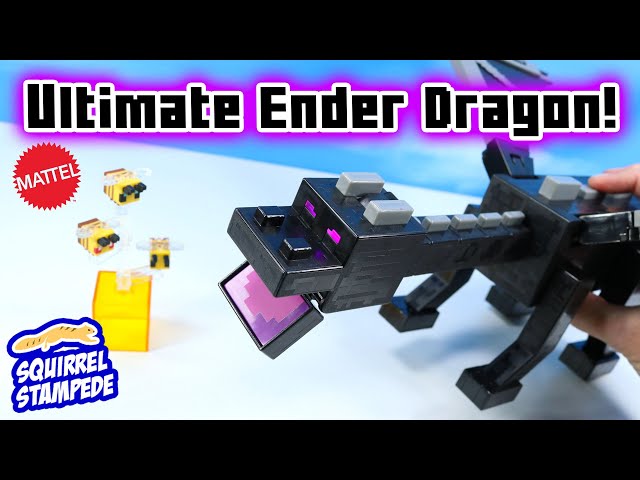 Minecraft Ultimate Ender Dragon Figure with Steve Action Figure