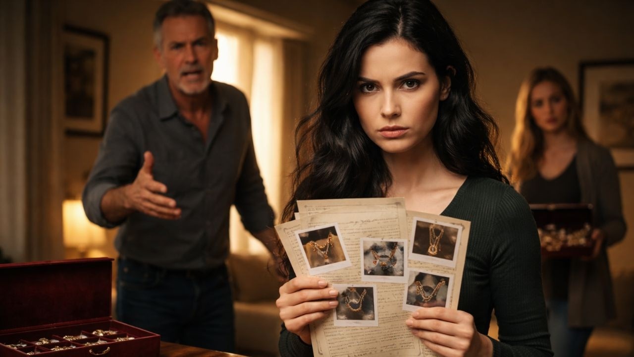 My stepfather gave my mother's jewelry collection to his daughter but I made had all proves...