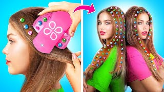 Van Nerd tot Populair door Tweeling! Totale Makeover met behulp van Viral Hacks en Gadgets!