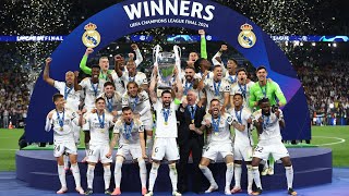 The moment Real Madrid lifted their 15th Champions League trophy