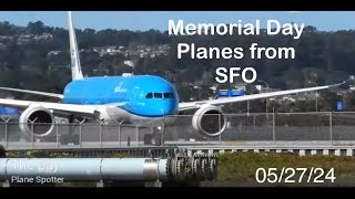 Memorial Day Special Live Planes from San Francisco Intl Airport #livestream #fyp #sanfrancisco