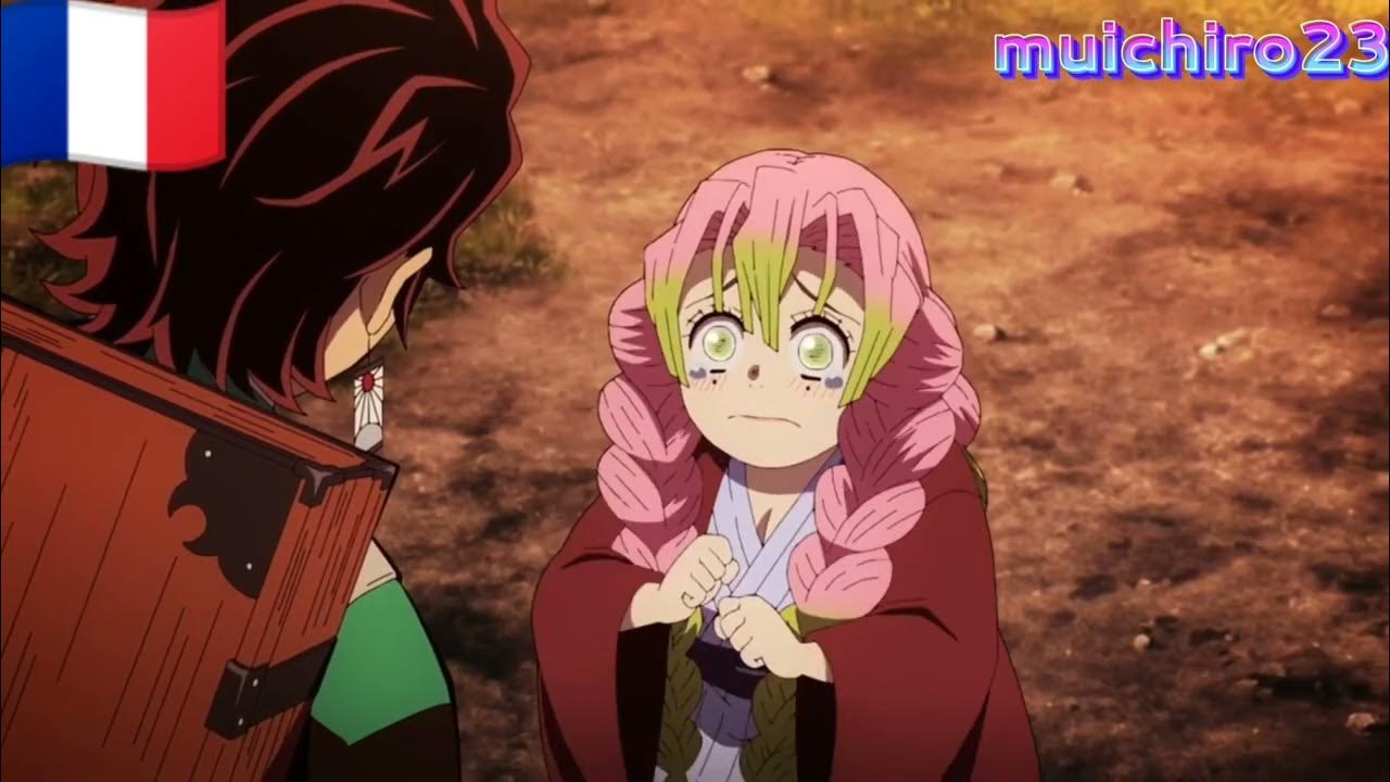 tanjiro rencontre le pilier de l amour mitsuri en VF 🇫🇷🇫🇷 démon slayer saison 3 YouTube
