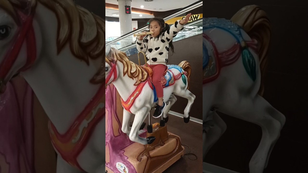 horse kiddie ride coin operated #horseriding #kiddieride #coinoperatedrides
