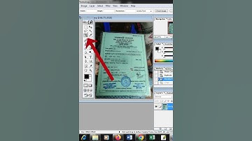 Photoshop এ বাকা ডকুমেন্টস সোজা  করার সহজ পদ্ধতি #photoshop